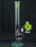 Fumed Inline Imperial Tube by Green Belt Glass