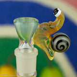 2024 19mm Snail Bowl 9 by Browski Glass