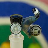 2024 19mm Snail Bowl 11 by Browski Glass