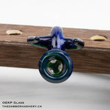 Irrid Triple Horn 14mm Slide by OEKP Glass