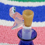 Slug Slide Bowl by Browski Glass