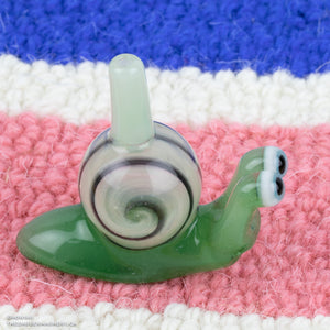 Snail Cap by Browski Glass