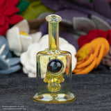 Fumed Skull Perc Jammer by Flavourtown Glass