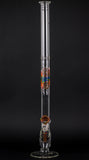 Rainbow Straight Tube by Gibsons Glassworks