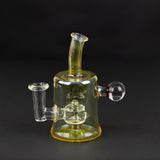 Fumed Mini Disc Perc Rig by Flavourtown Glass