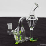 Clear Mini Scalien Cycler by Kahuna Glass