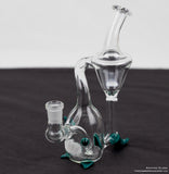 Clear Mini Scalien Cycler by Kahuna Glass