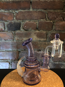 Purple Horn Mini Rig by Maritimer Glassworks