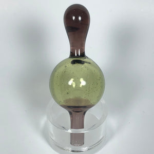 Two Tone Bubble Cap by DiG Glassworks