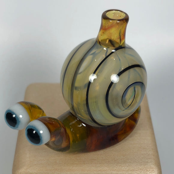 Snail Cap by Browski Glass