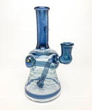 Blue Sparkle Penguin Rig by Iceberg Glass