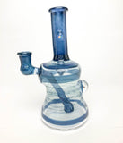 Blue Sparkle Penguin Rig by Iceberg Glass