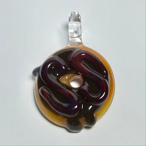 Donut Pendant by Jam Bear Glass