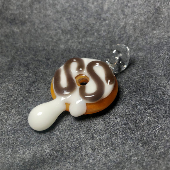 Donut Pendant by Jam Bear Glass